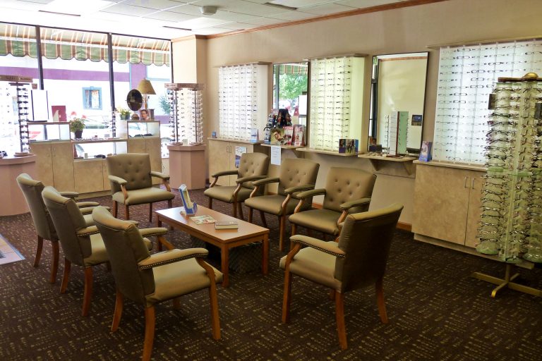 Interior of Family Optometry in Marion IN